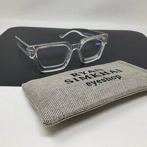 Ryan Simkhai R-9030-c1 Blue Light Block Clear Frame  Reading Glasses + 1.75